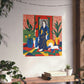 "Death Inspired Poster Print in Henri Matisse Style" by PenPencilArt