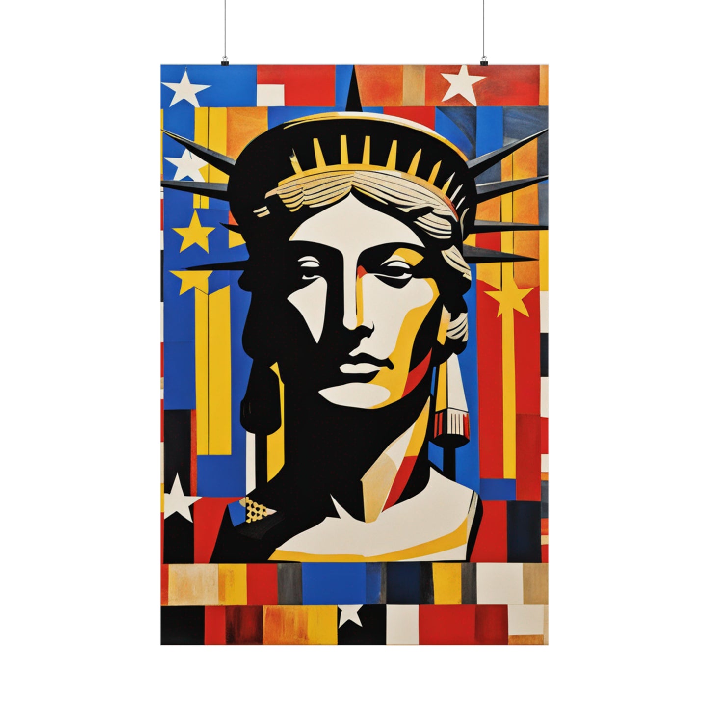 "Justice Poster Print Inspired by Jasper Johns | Creative Art Print" by PenPencilArt