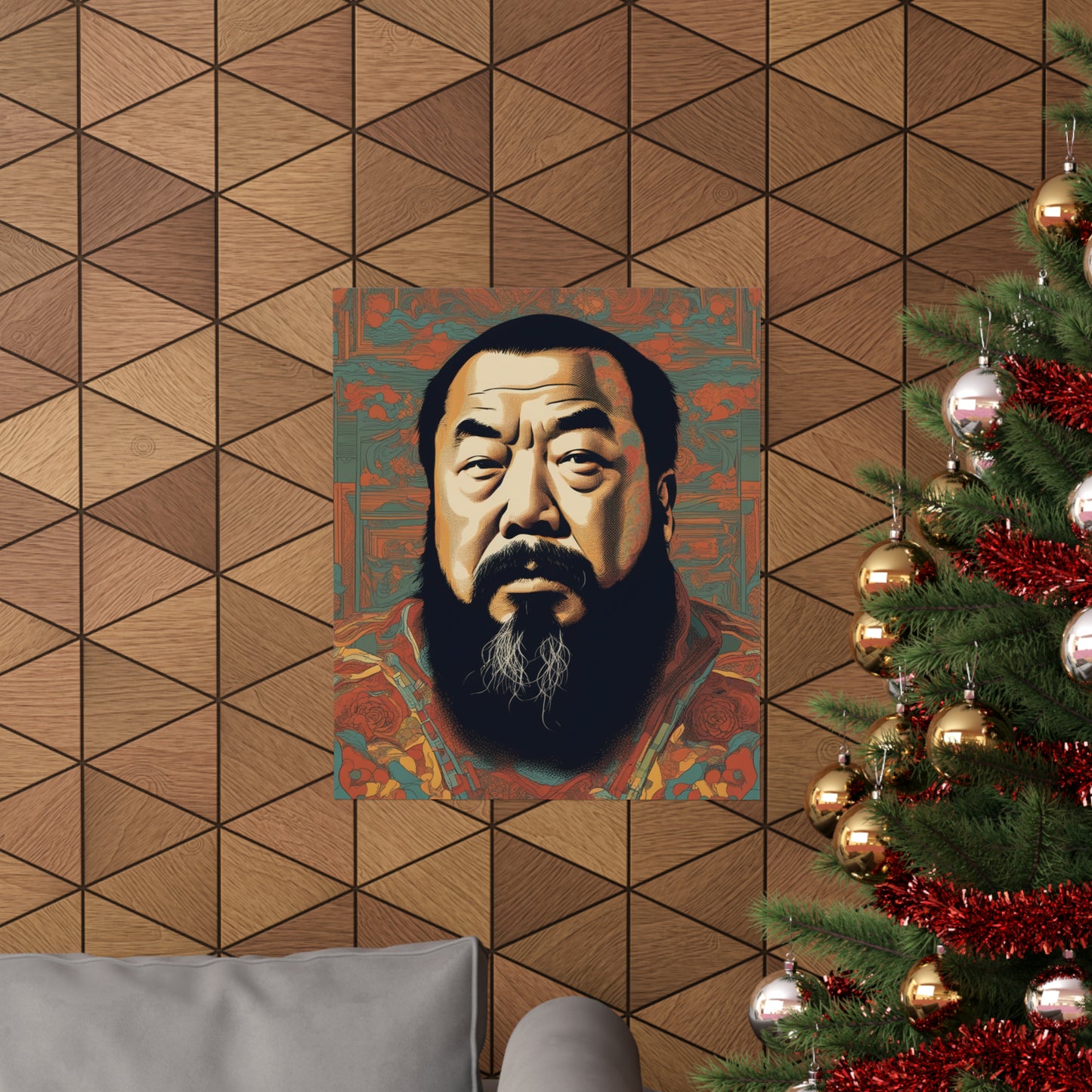 "Ai Weiwei-Inspired Death Print Poster" by PenPencilArt