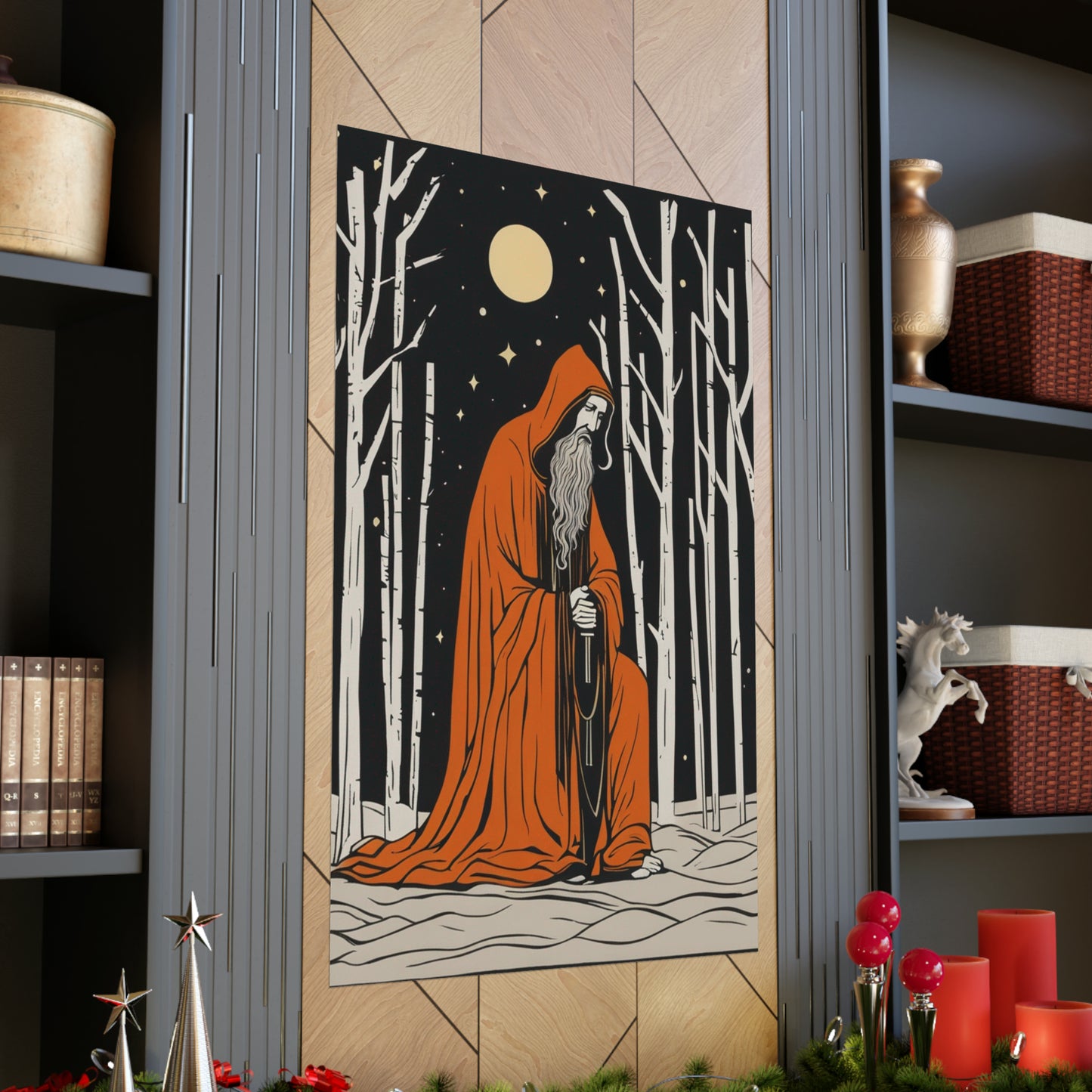 "Art Print of "The Hermit" Inspired by Clyfford Still - Decor Your Home" by PenPencilArt