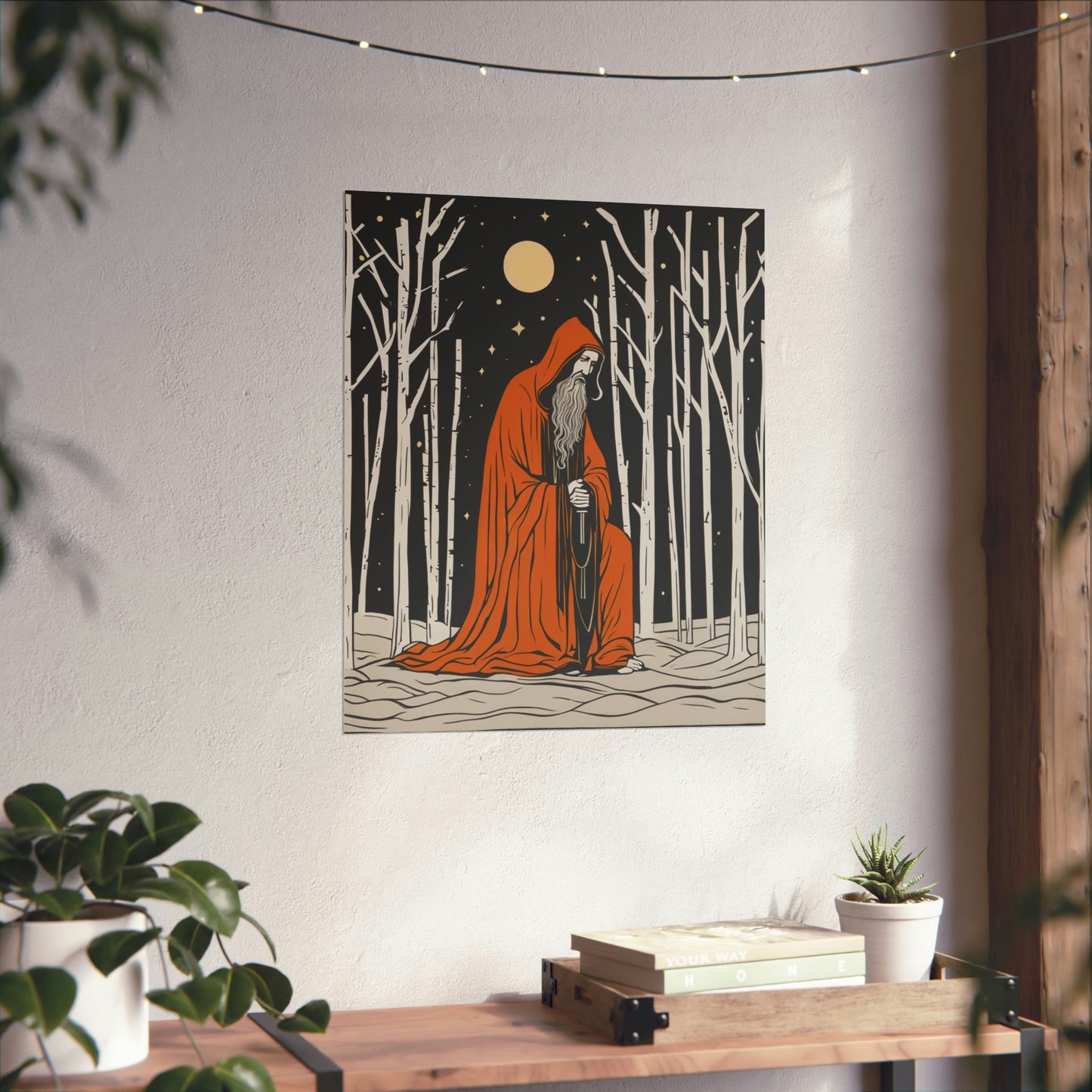 "Art Print of "The Hermit" Inspired by Clyfford Still - Decor Your Home" by PenPencilArt