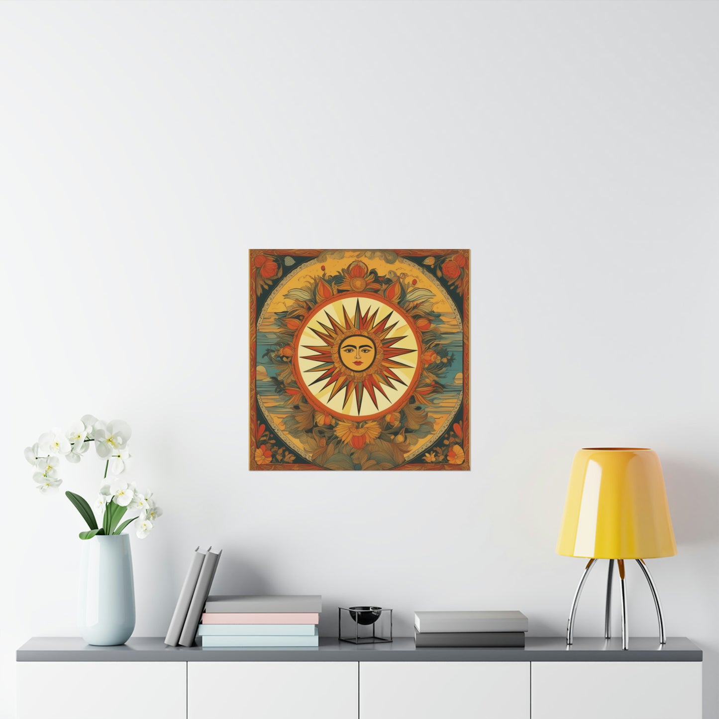 "Frida Kahlo-Inspired "The Sun" Poster Print" by PenPencilArt