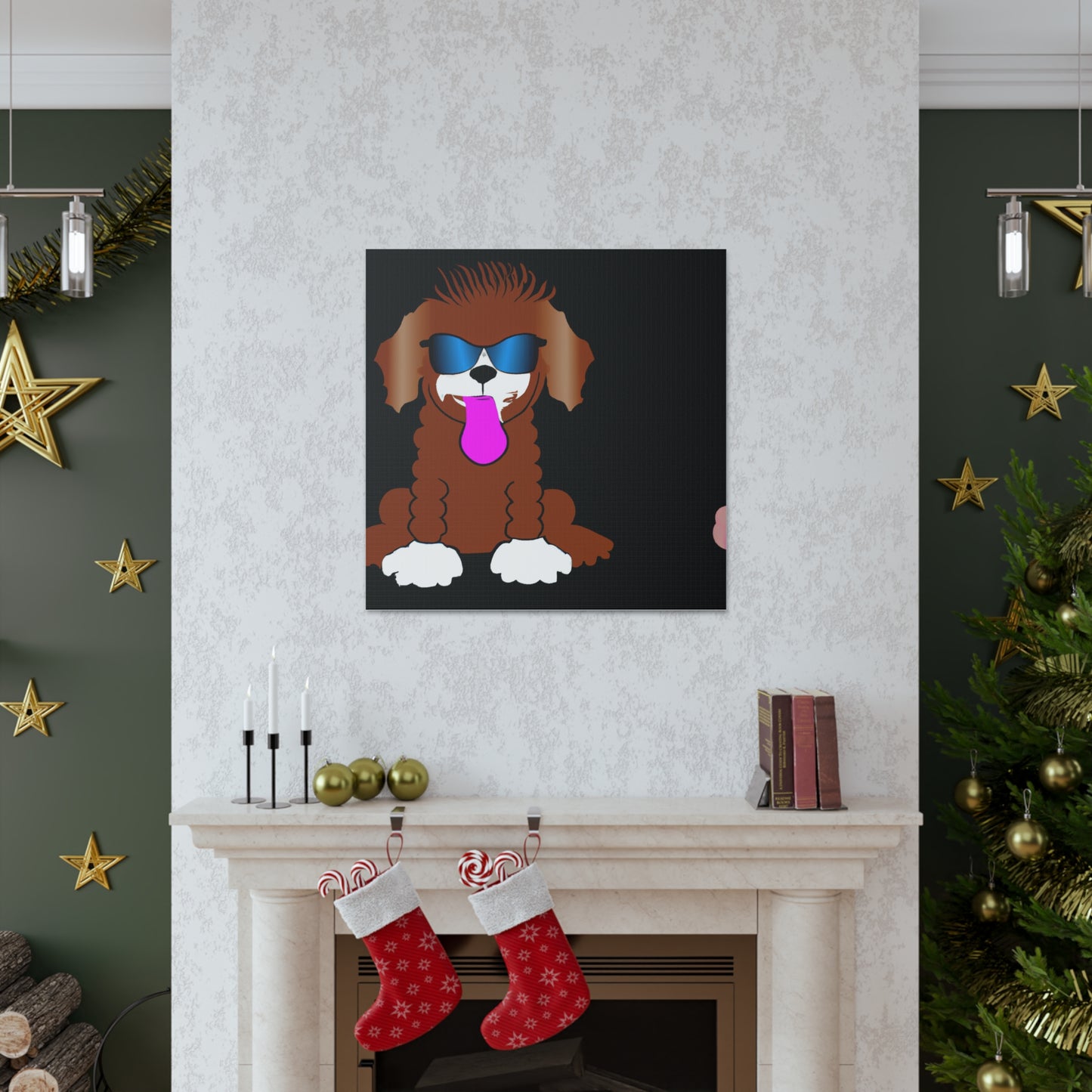 "Hariton Pushwagner Inspired Happy Dog Canvas Print" by PenPencilArt