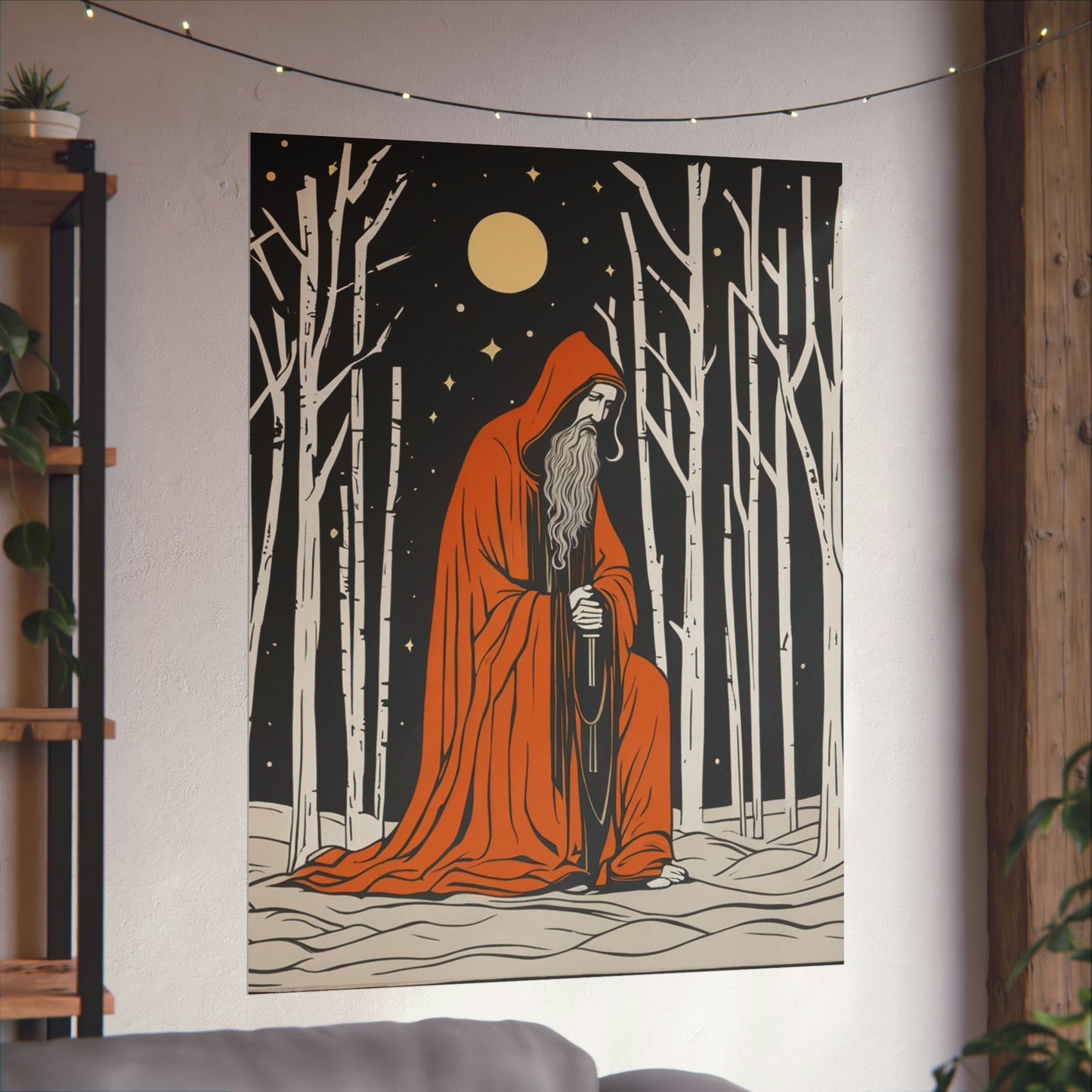 "Art Print of "The Hermit" Inspired by Clyfford Still - Decor Your Home" by PenPencilArt