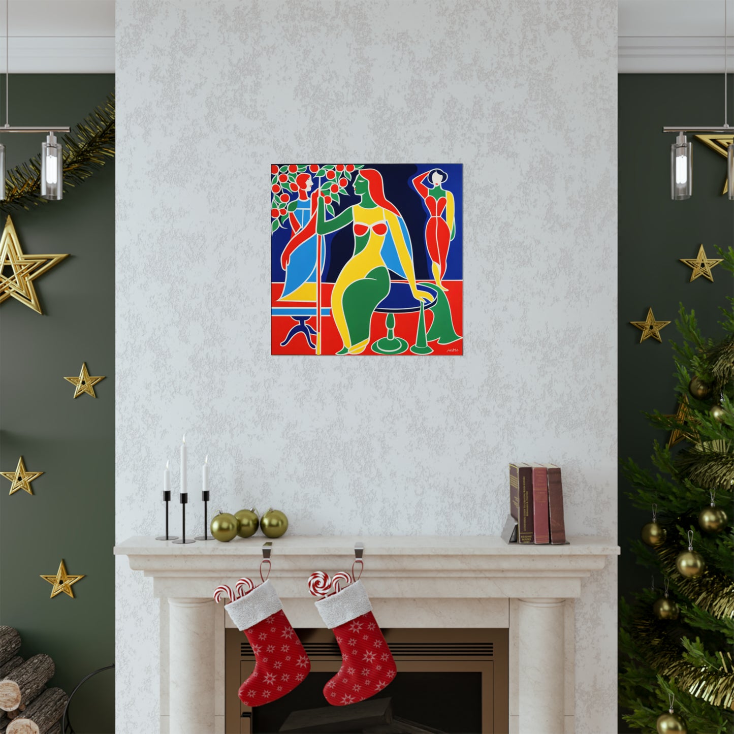 "Matisse-Inspired Justice Poster Print: Peaceful Art Comes Alive" by PenPencilArt