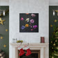 "Canvas Print of "Flowers in Mark Rothko-Inspired Style" by PenPencilArt