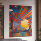 "Creating Art with a Peter Max-Inspired Style: Death Poster Print" by PenPencilArt