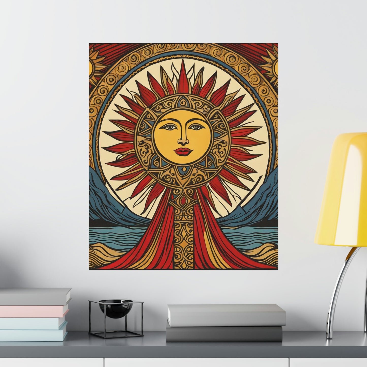 "Mel Ramos-Inspired Sun Poster Print: Brighten Up Your Space" by PenPencilArt