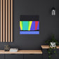 "Aurora Borealis Canvas Print Inspired by Kazimir Malevich" by PenPencilArt