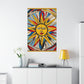 "Willem de Kooning Inspired Sun Poster Print" by PenPencilArt