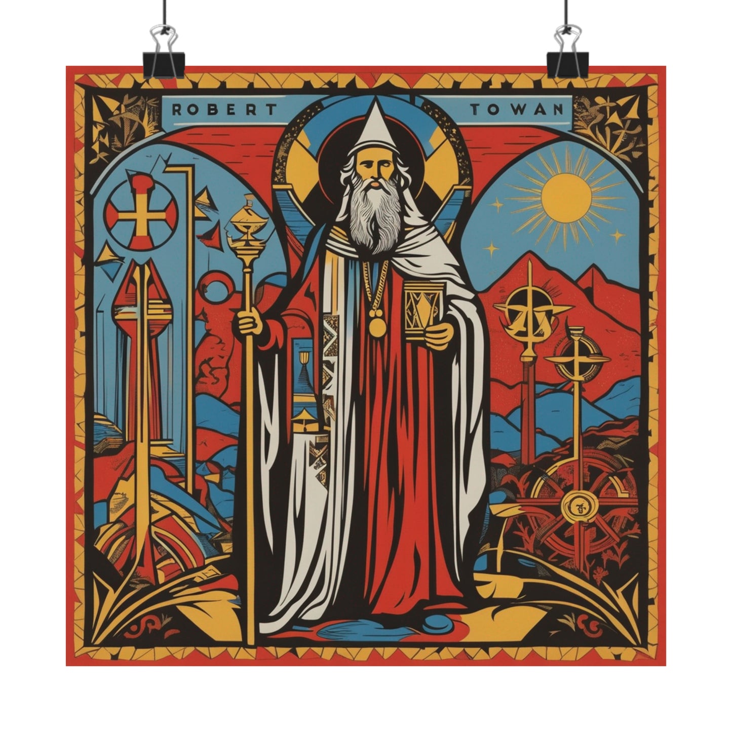 "The Hermit Limited-Edition Poster Print Inspired by Robert Indiana" by PenPencilArt