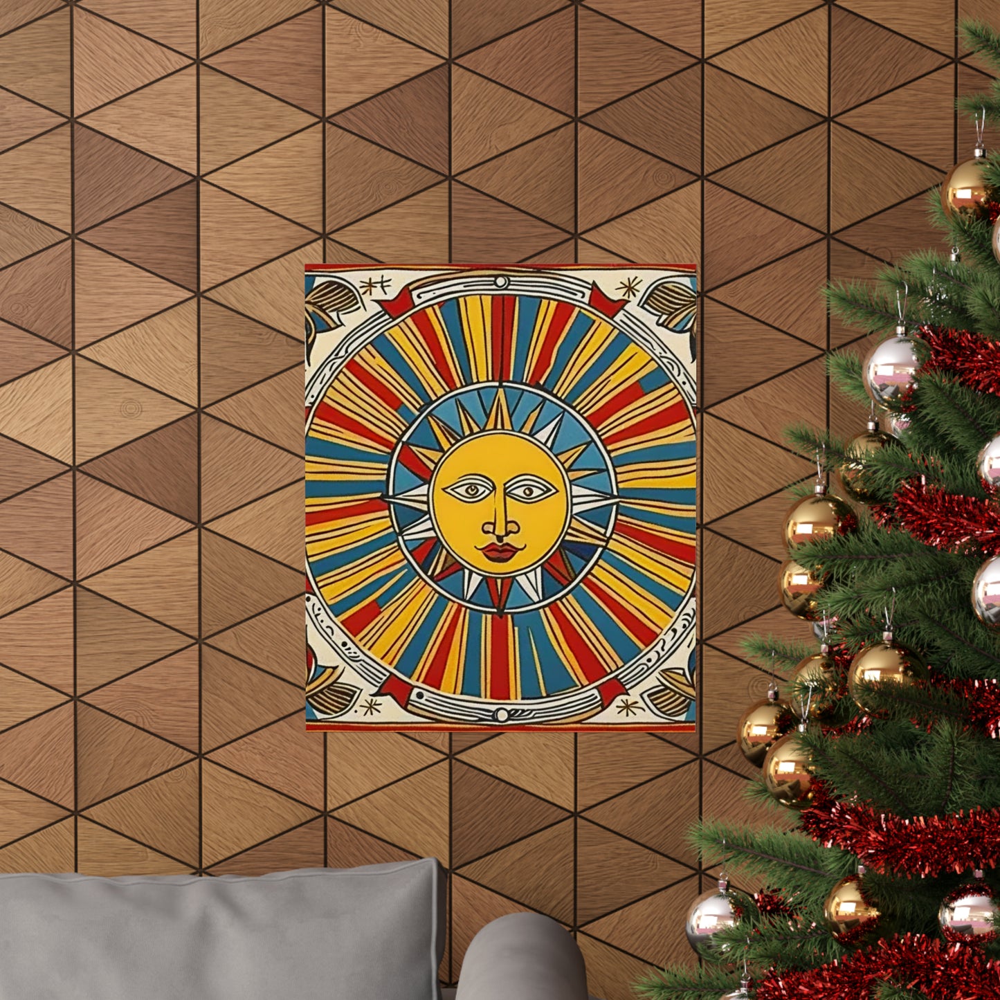 "Pablo Picasso-Inspired 'The Sun' Poster Print" by PenPencilArt