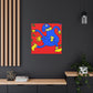 "Embrace New Beginnings with an Artistic Inspired Canvas Print by Keith Haring" by PenPencilArt