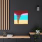 "Handmade Texas Tornado Canvas Print in Mark Rothko-Inspired Style" by PenPencilArt