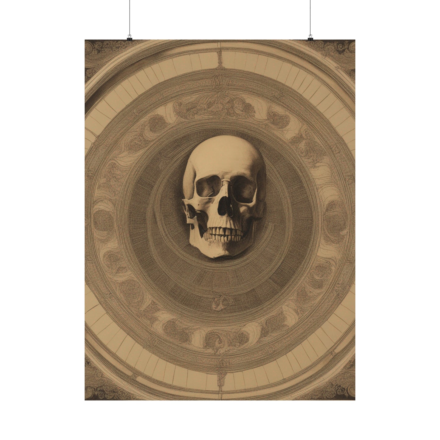 "A Stunning Poster Print of Death Inspired by Leonardo da Vinci" by PenPencilArt