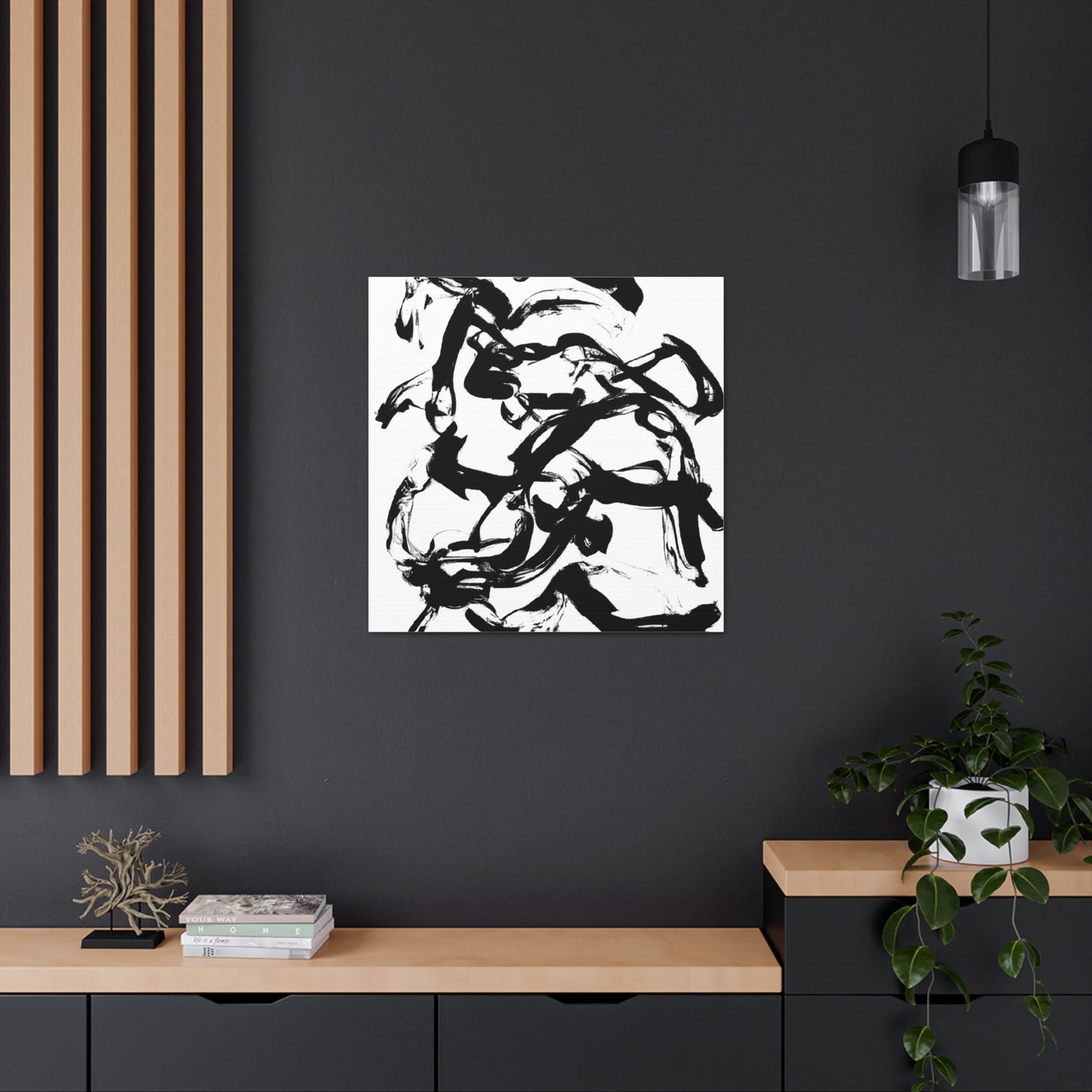 "Abstract Texas Tornado Wall Art in Willem de Kooning Style" by PenPencilArt