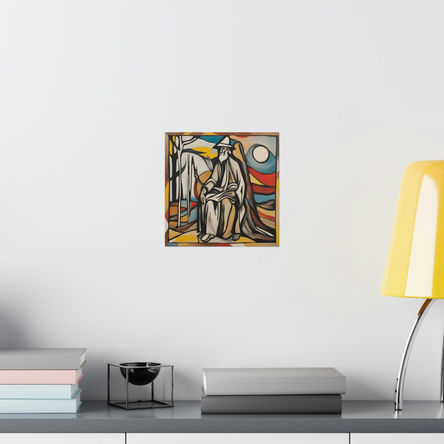 "Style-Inspired Poster Print: Willem de Kooning's "The Hermit" by PenPencilArt