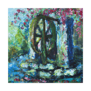 "Claude Monet-Inspired Fortune Canvas Print" by PenPencilArt