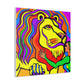 "Peter Max-Inspired Canvas Prints of Strength" by PenPencilArt