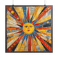 "Jasper Johns Inspired Sun Poster Print" by PenPencilArt