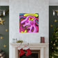 "Peter Max-Inspired Canvas Print: Embracing New Beginnings with Naiveté" by PenPencilArt