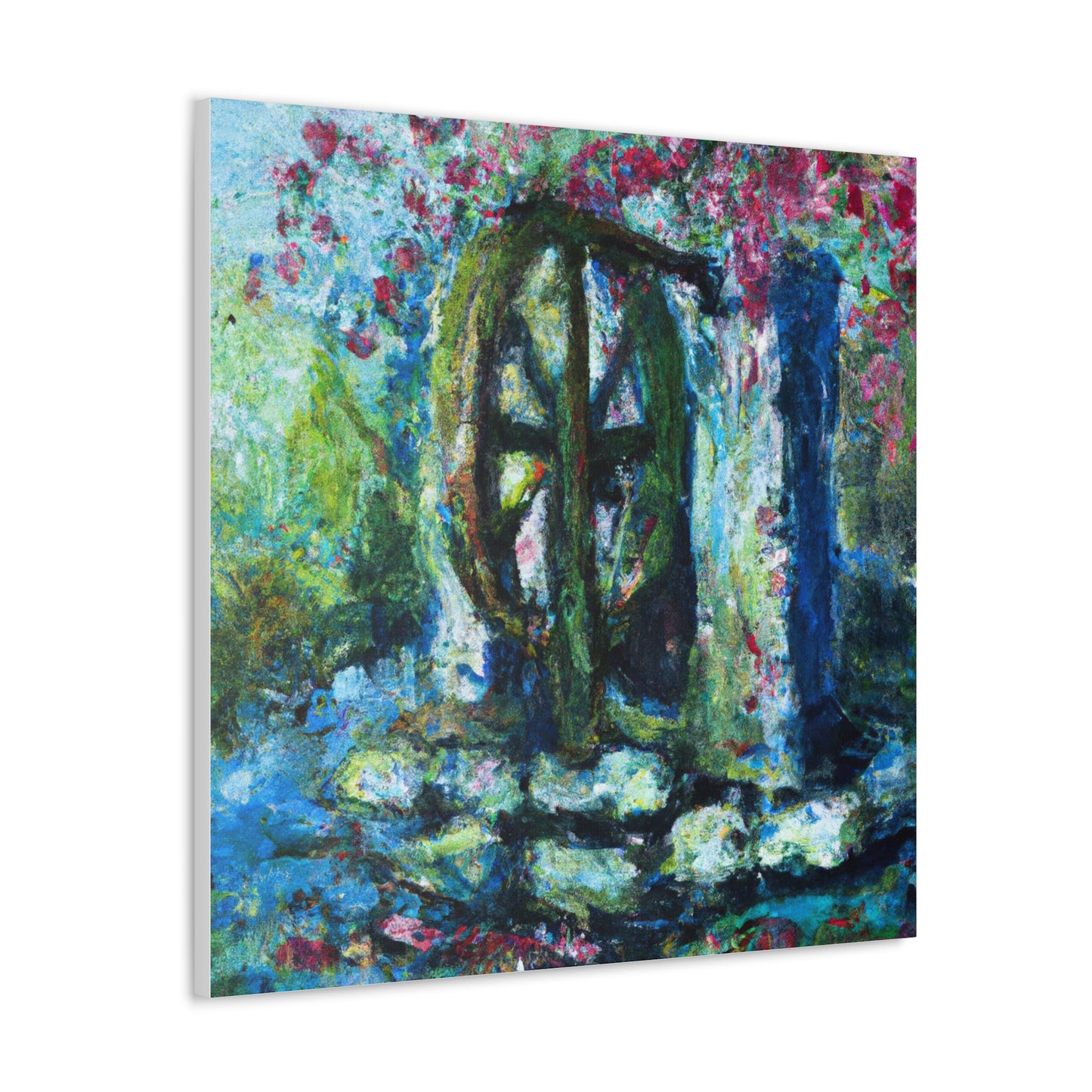 "Claude Monet-Inspired Fortune Canvas Print" by PenPencilArt