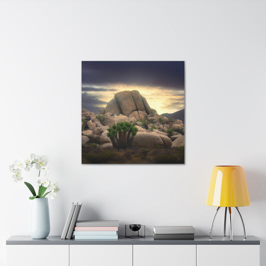 "Desert Landscape Wall Art Inspired by Mel Ramos" by PenPencilArt