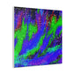 "Gallery Quality Aurora Borealis Canvas Print Inspired By Jackson Pollock" by PenPencilArt