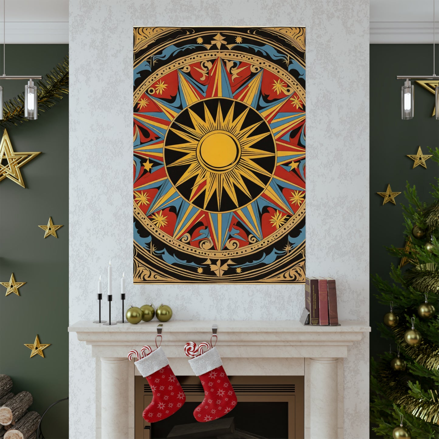 "Robert Indiana-Inspired 'The Sun' Poster Print" by PenPencilArt