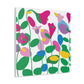 "Unique Flower Canvas Print Drawing Inspiration from Wassily Kandinsky" by PenPencilArt