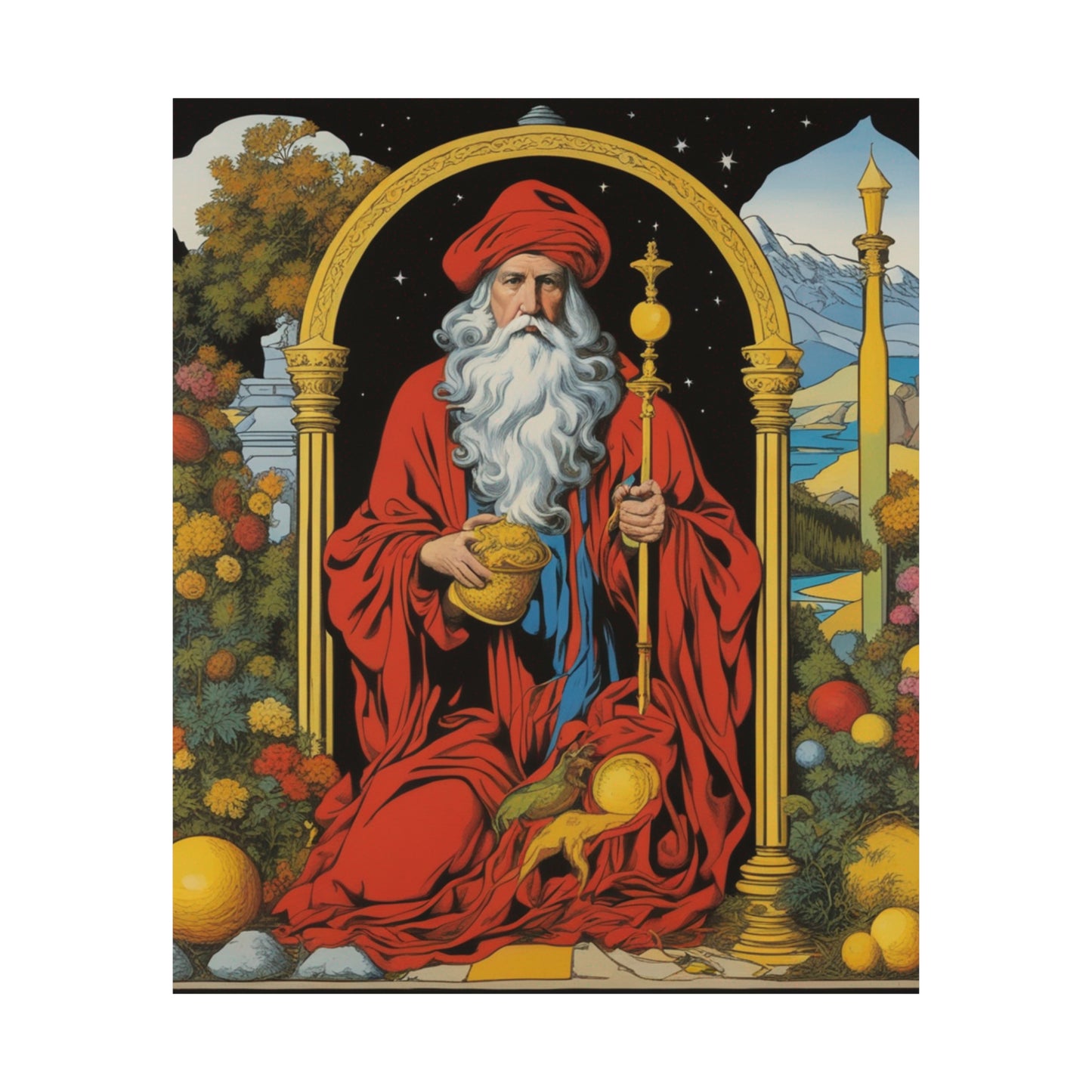 "'The Hermit' - Unique Poster Print Inspired By Jeff Koons by PenPencilArt