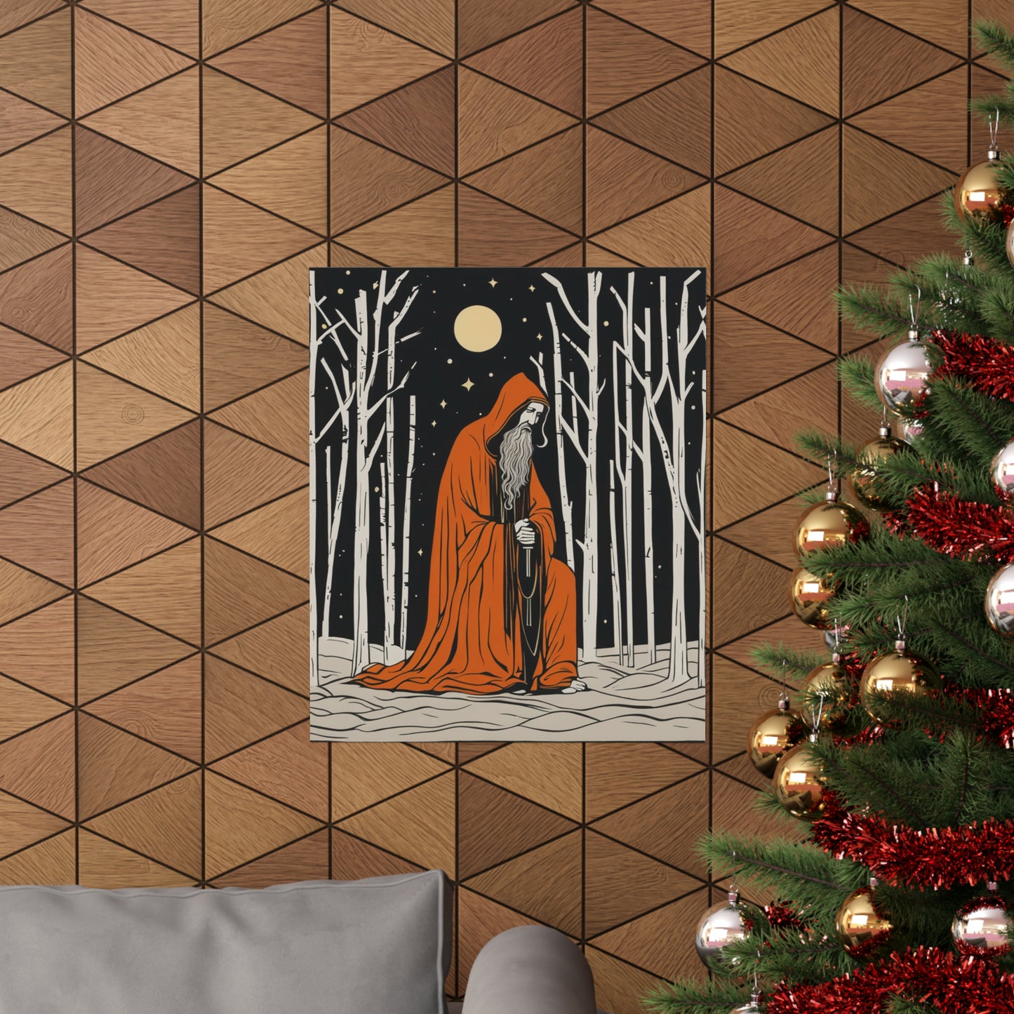 "Art Print of "The Hermit" Inspired by Clyfford Still - Decor Your Home" by PenPencilArt