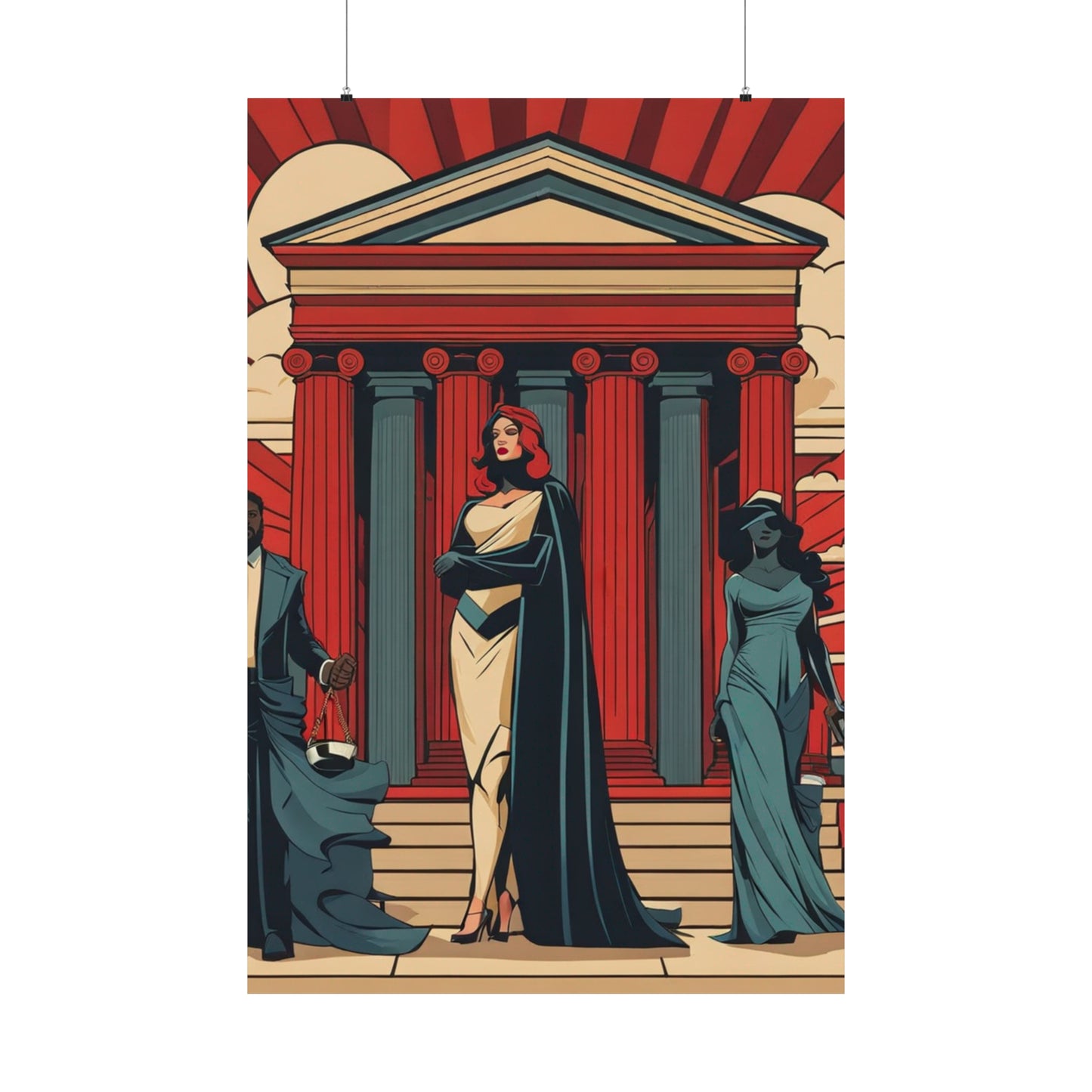 "Justice Art Print: Inspired by Artist Jason Benjamin" by PenPencilArt