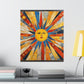 "Jasper Johns Inspired Sun Poster Print" by PenPencilArt