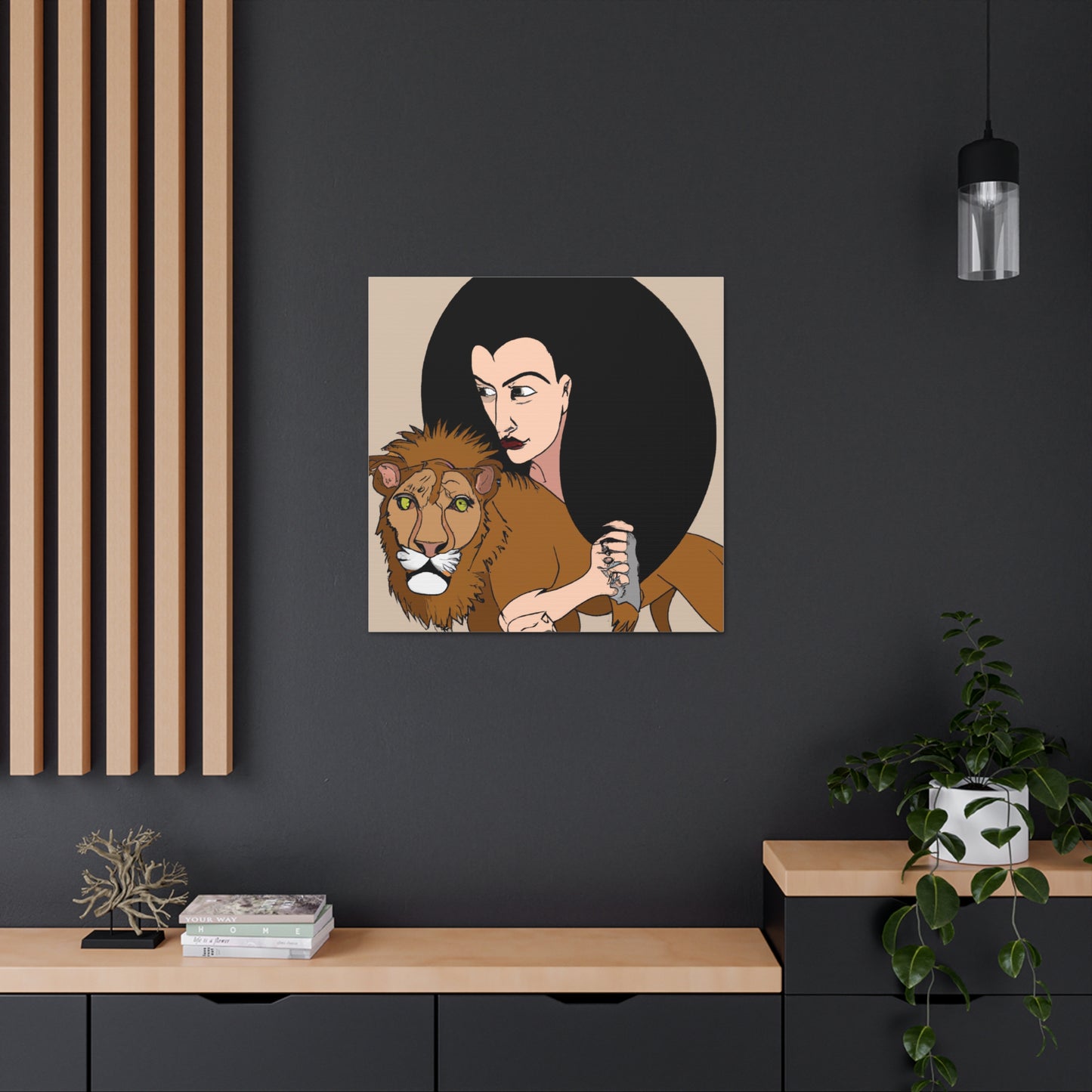 "Strength-Inspired Mel Ramos Canvas Prints" by PenPencilArt