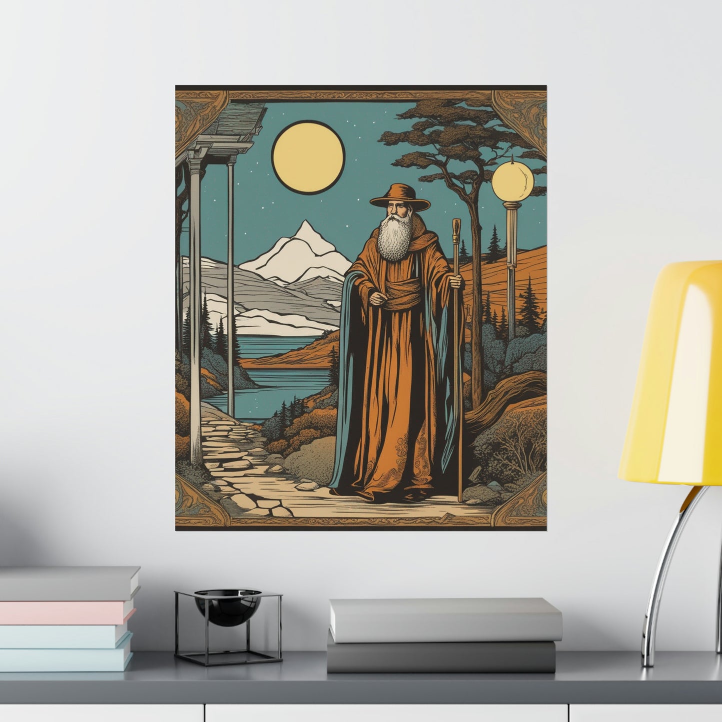 "The Hermit by Hariton Pushwagner: Fine Art Poster Prints" by PenPencilArt