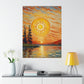 "Claude Monet-Inspired 'The Sun' Poster Print" by PenPencilArt