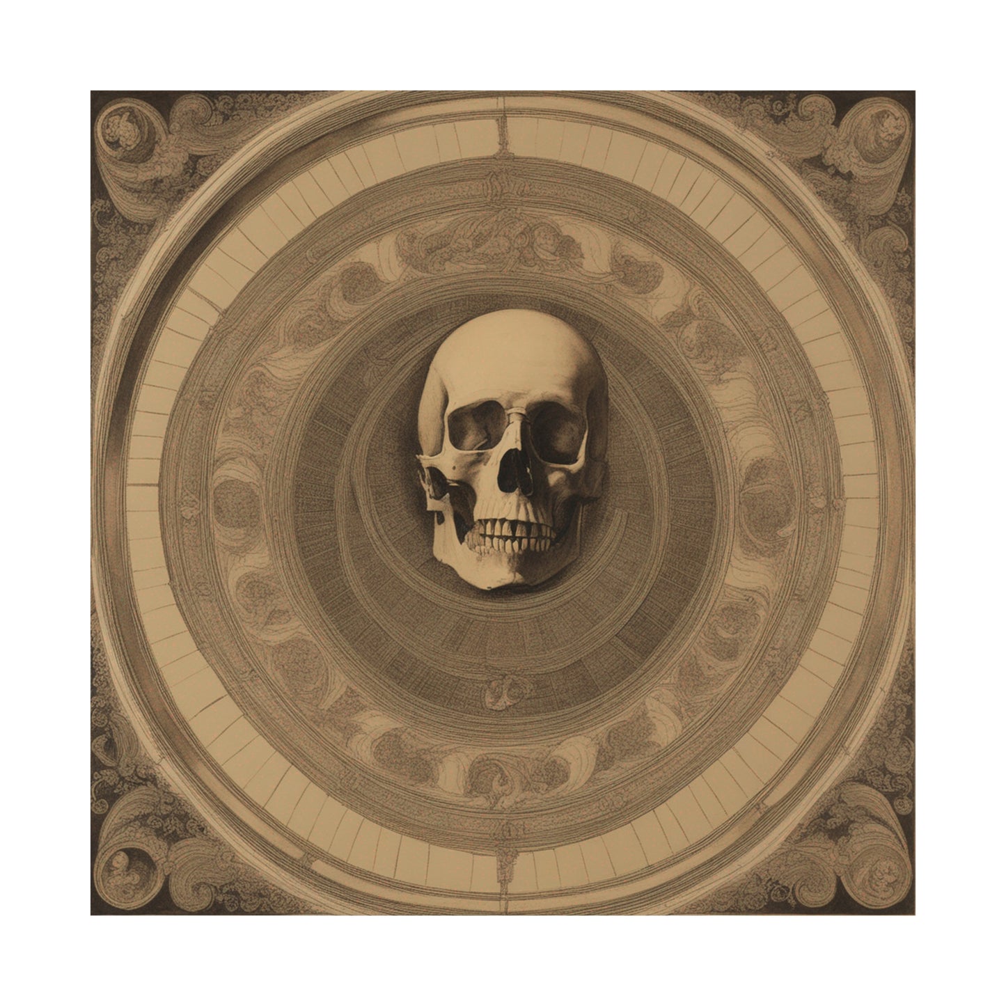 "A Stunning Poster Print of Death Inspired by Leonardo da Vinci" by PenPencilArt