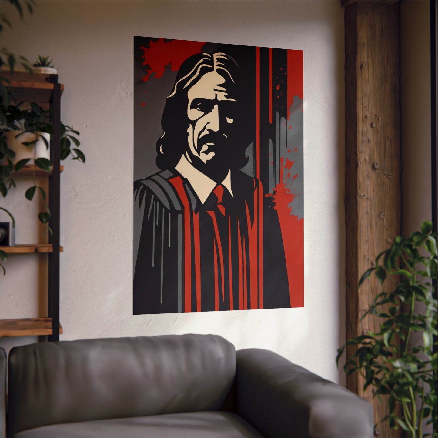 "Justice Print Inspired by Clyfford Still | Poster Wall Art Decor" by PenPencilArt