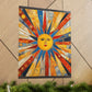 "Jasper Johns Inspired Sun Poster Print" by PenPencilArt