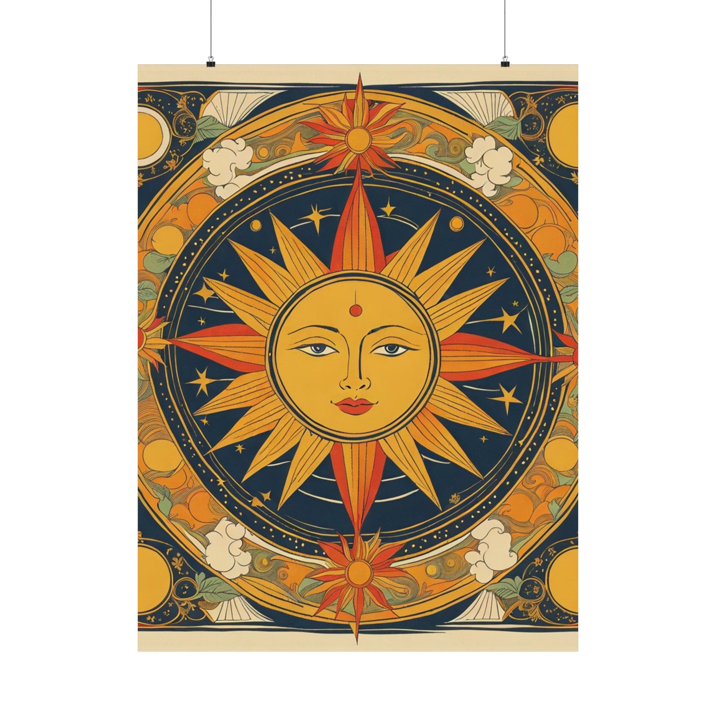 "Nara Yoshimoto-Inspired 'The Sun' Poster Print" by PenPencilArt