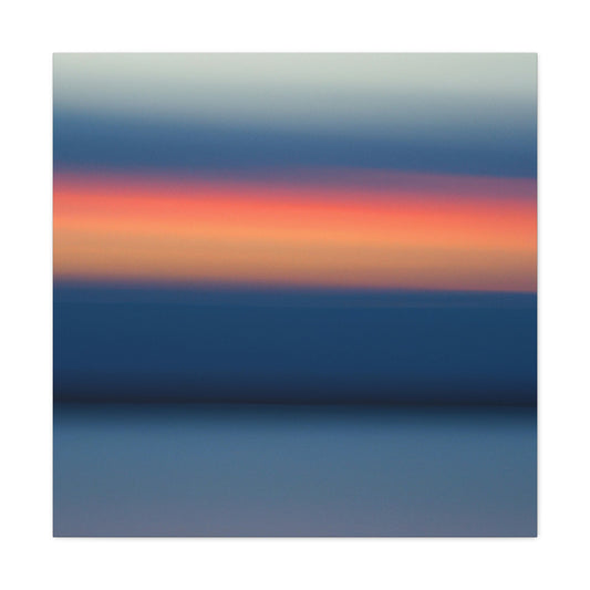 "Mark Rothko-Inspired Sunrise Canvas Print - Enhance Your Mind and Space" by PenPencilArt