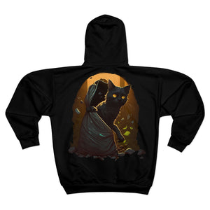 Survivor Cat Hoodie - Anime Art - By Sangelica