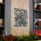 "Canvas Print of Black Cat Inspired by Jackson Pollock | Modern Wall Art" by PenPencilArt