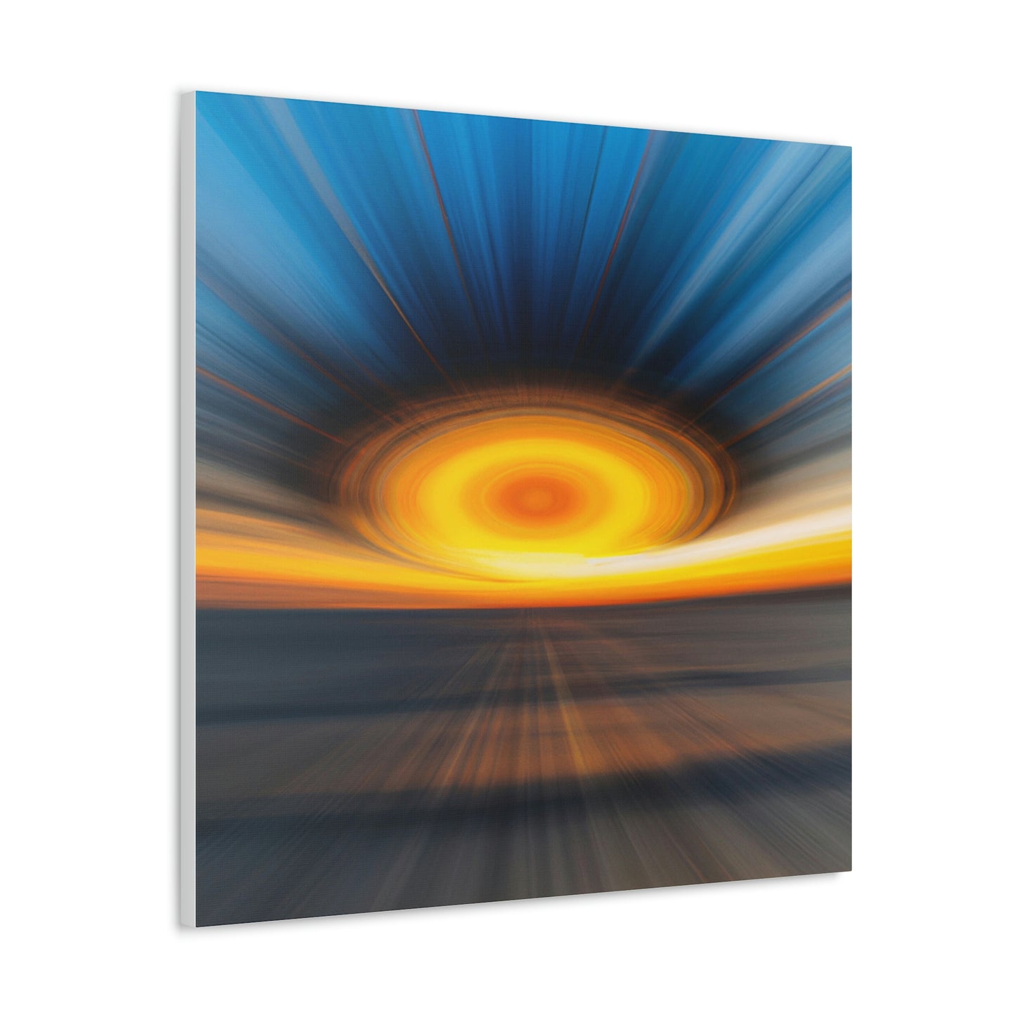 "Handmade Mel Ramos-Inspired Sunrise Canvas Print" by PenPencilArt