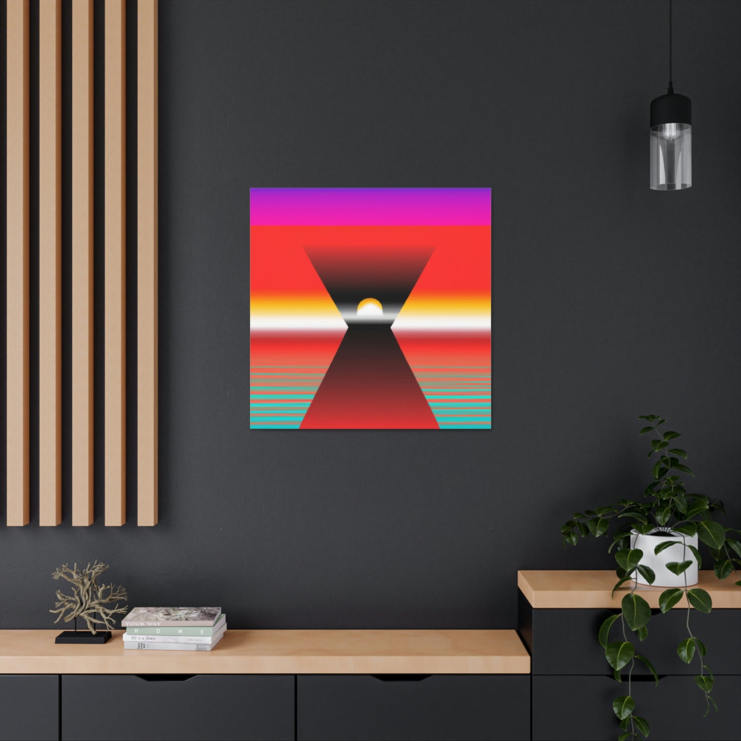 "James Gill-Inspired Sunrise Canvas Print" by PenPencilArt