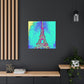 "Sparkling Eiffel Tower Art Print - Andy Warhol Style" by PenPencilArt