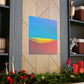 "Helen Frankenthaler-Inspired Sunrise Canvas Print" by PenPencilArt