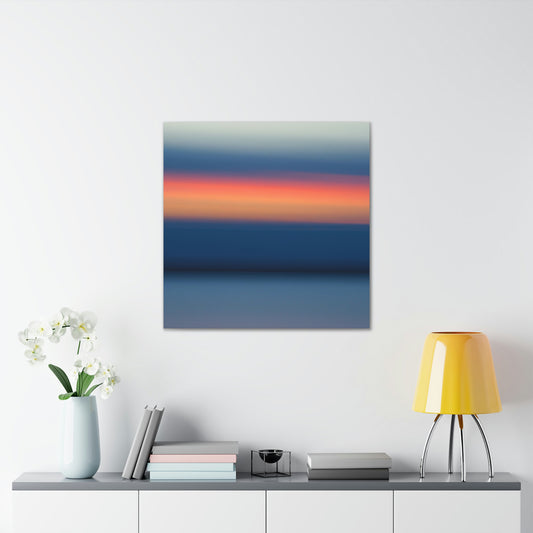 "Mark Rothko-Inspired Sunrise Canvas Print - Enhance Your Mind and Space" by PenPencilArt