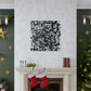"Canvas Print of Black Cat Inspired by Jackson Pollock | Modern Wall Art" by PenPencilArt